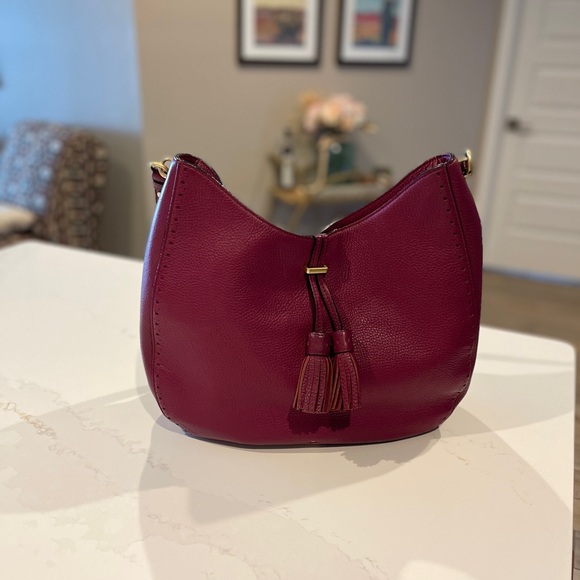 Kate Spade Gorgeous Burgundy Shoulder Bag - Picture 2 of 12